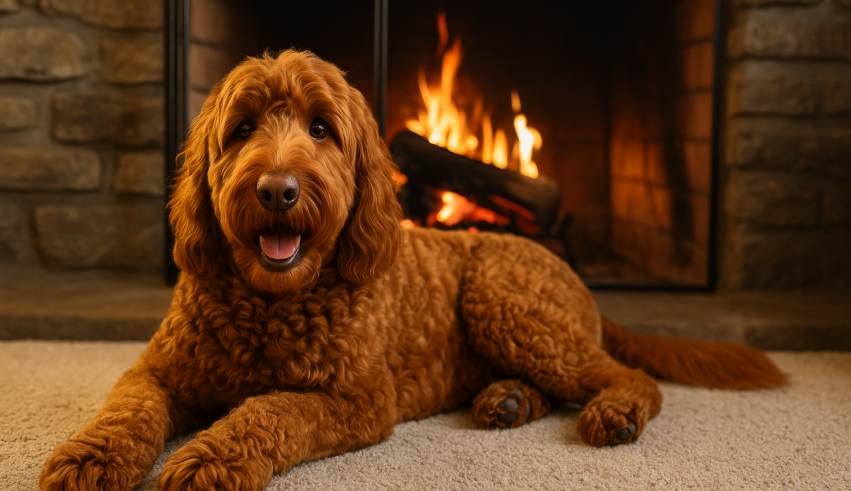 Golden Doodle Dog img Golden Doodle Dog